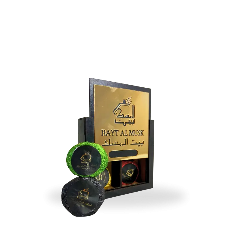 Bukhur Maamoul - 4 piéces - zher - sandal - l'oud - musk aswad