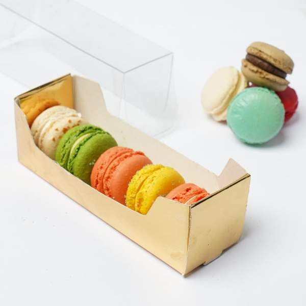 Boite macarons 5 pièces