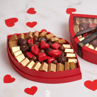 Big Kiss garni de chocolat - Cadeau saint-valentin