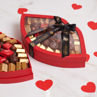 Big Kiss garni de chocolat - Cadeau saint-valentin