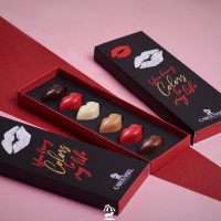 Colored chocolat Lips