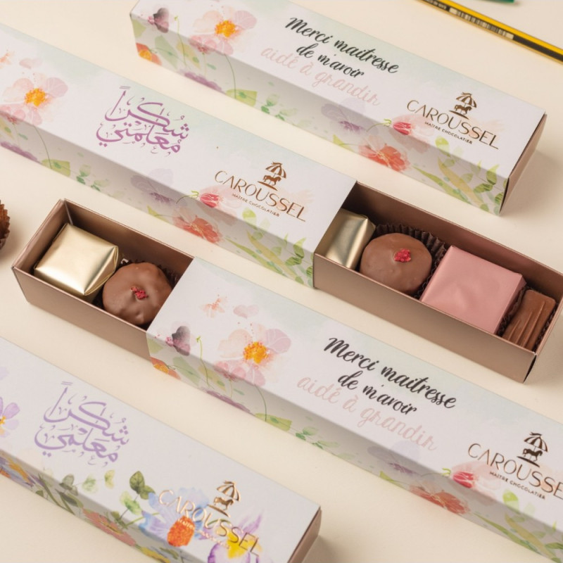 150g - AR- Cadeau Maitresse- Plateau Chocolat