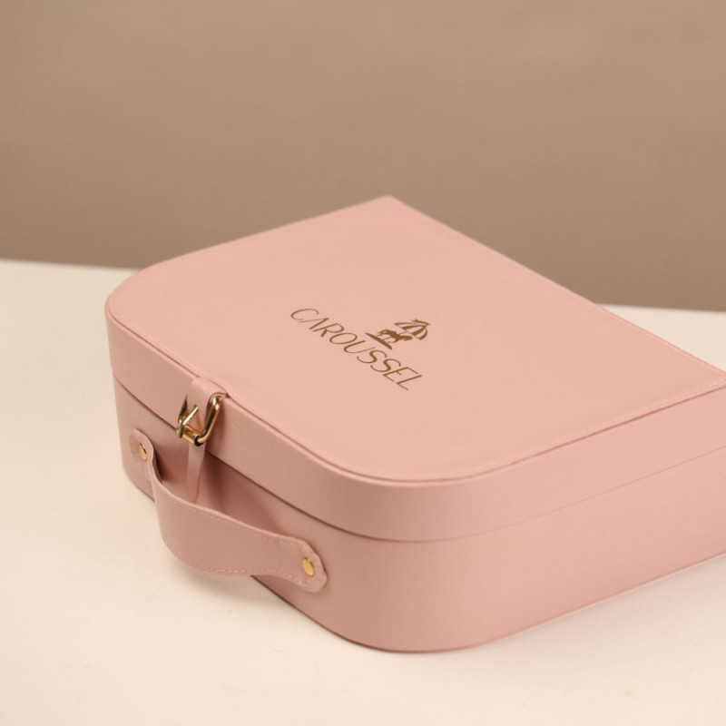 Valise chocolat - Bébé fille