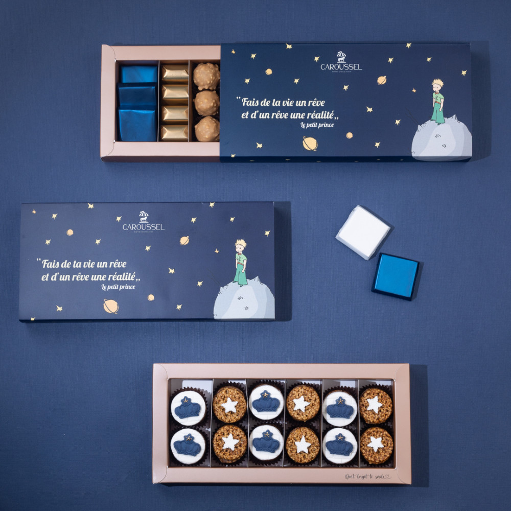 Cadeau Naissance- Plateau Chocolat Little Prince