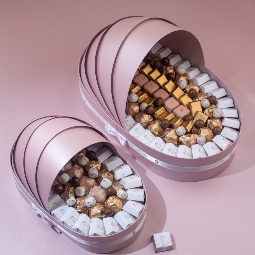 Grand couffin chocolat - Rose