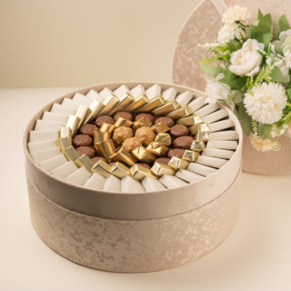 Coupe Chocolat pour fiançailles - Beige