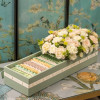 Serviteur Fiançaille - Chocolat & Fleurs naturelles