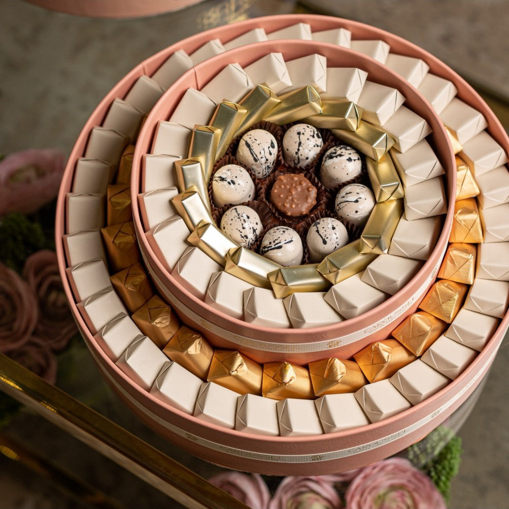 Coupe fiançailles Rose- 2 étages