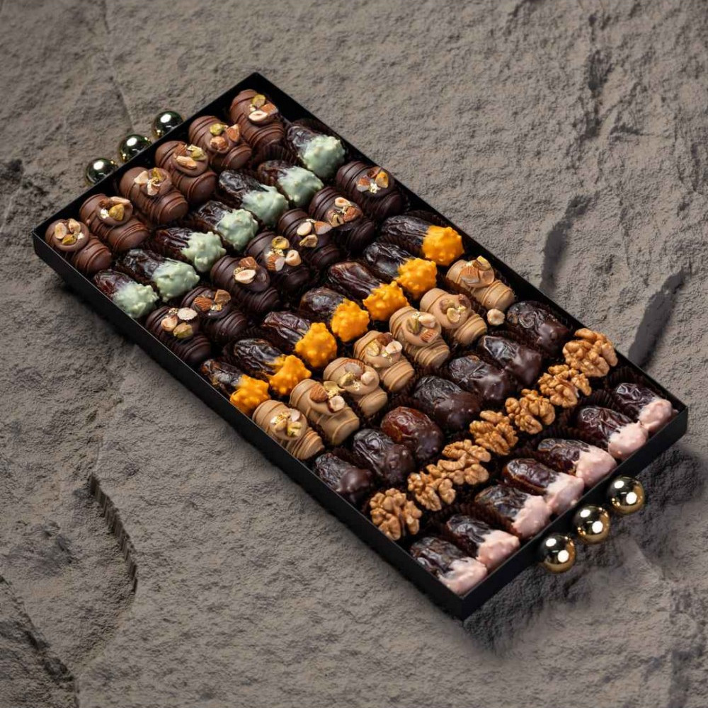 Plateau noir VIP - Dattes prestiges