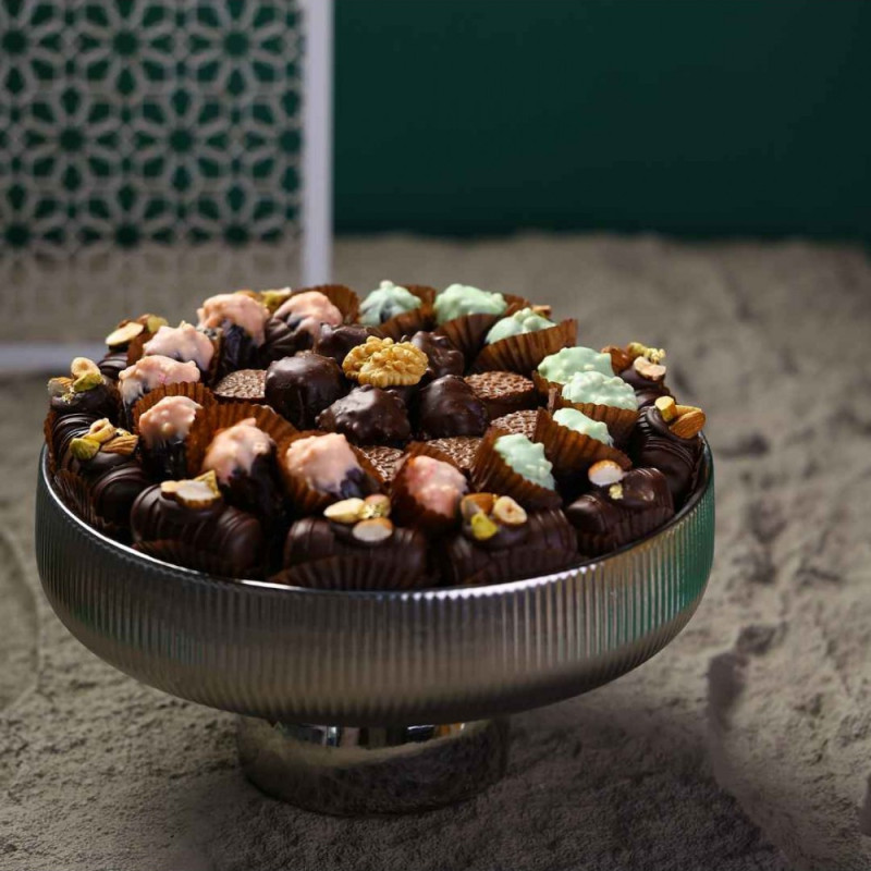 Coupe porcelaine silver GF - Dattes prestiges