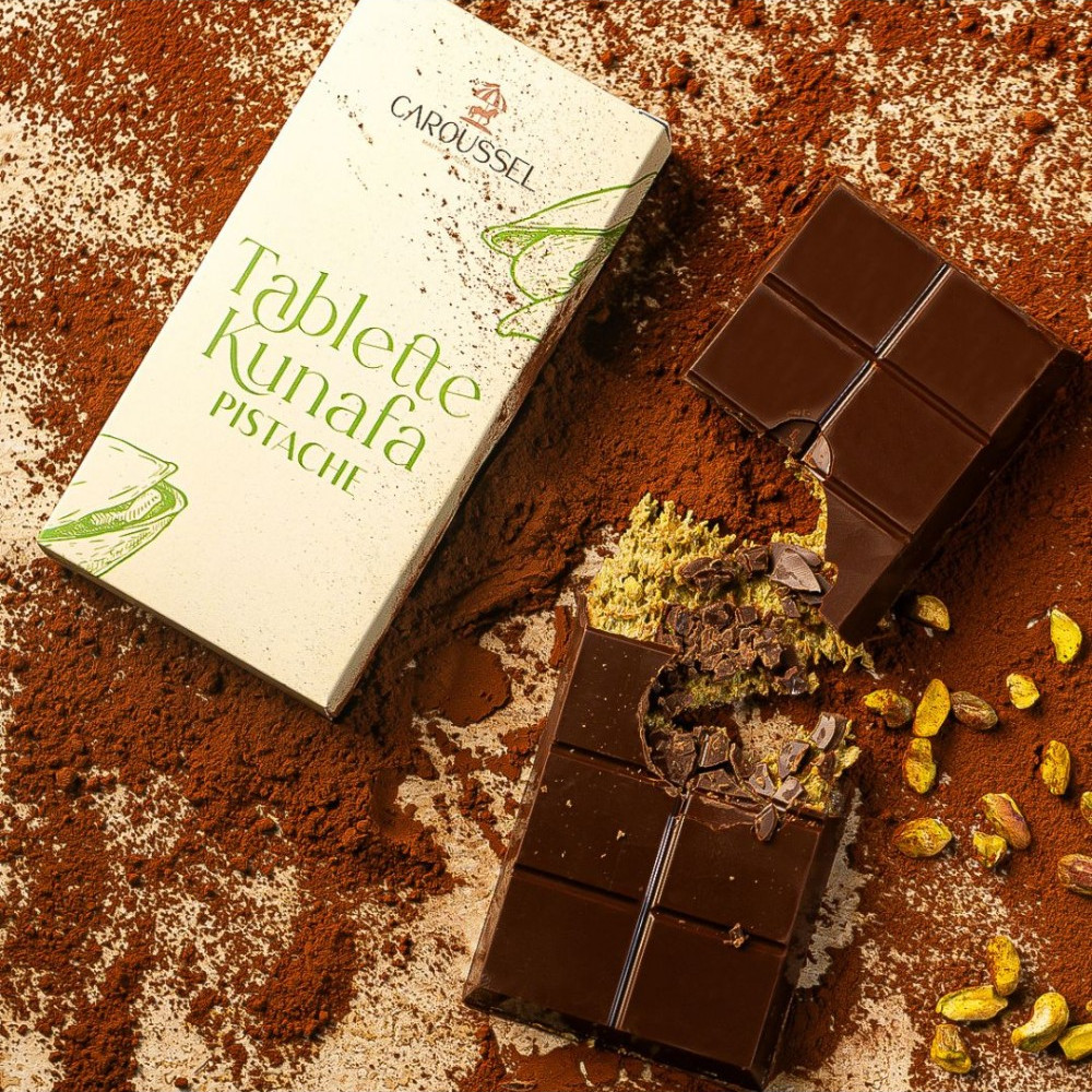 Tablette Kunafa pistache chocolat - XL