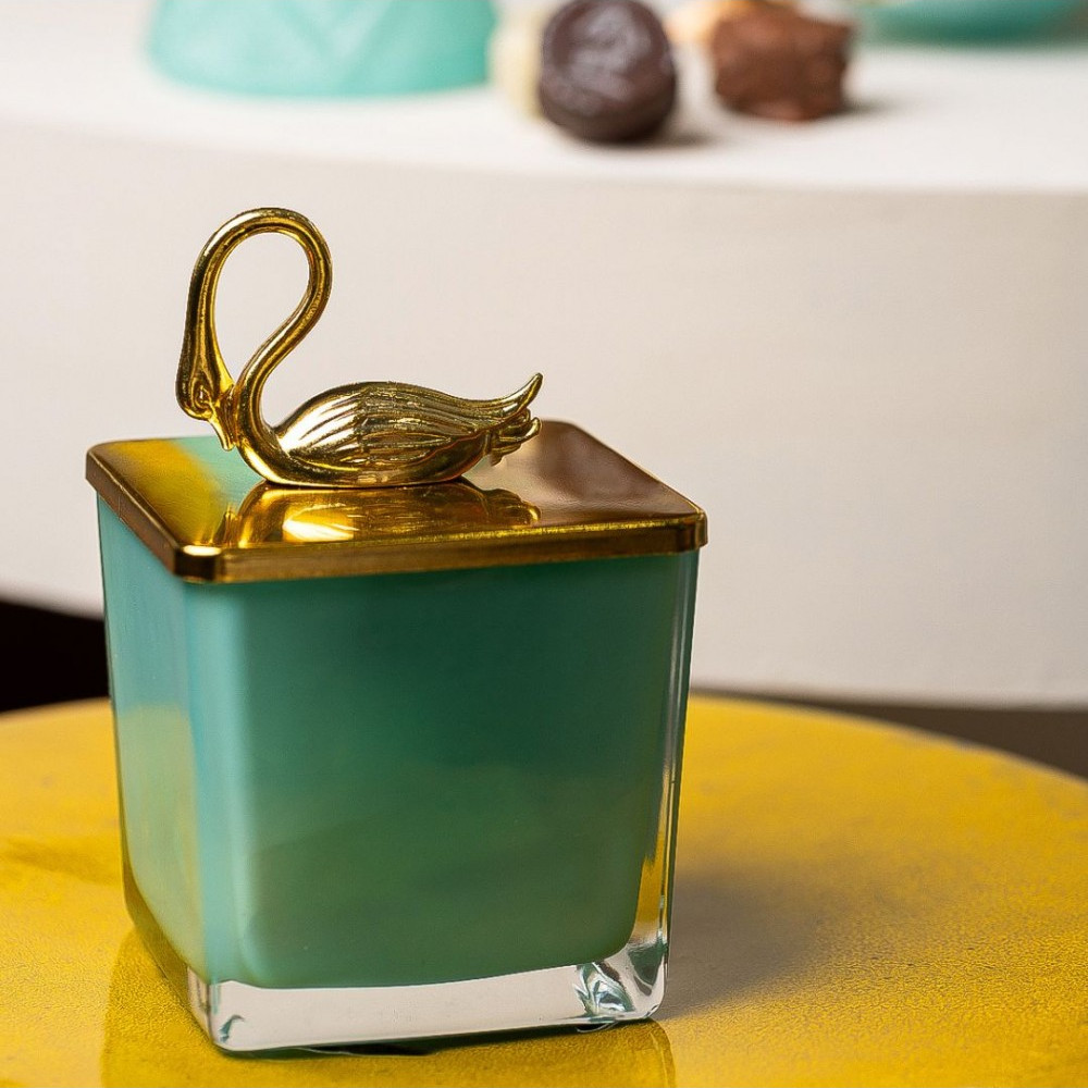 Bonbonnière Cygne chocolat - Tiffany