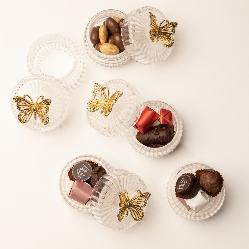 Boite papillon chocolat