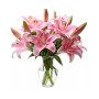 Bouquet de Lys roses