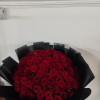 bouquet de 100 roses rouge