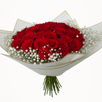 bouquet de 50 roses rouge