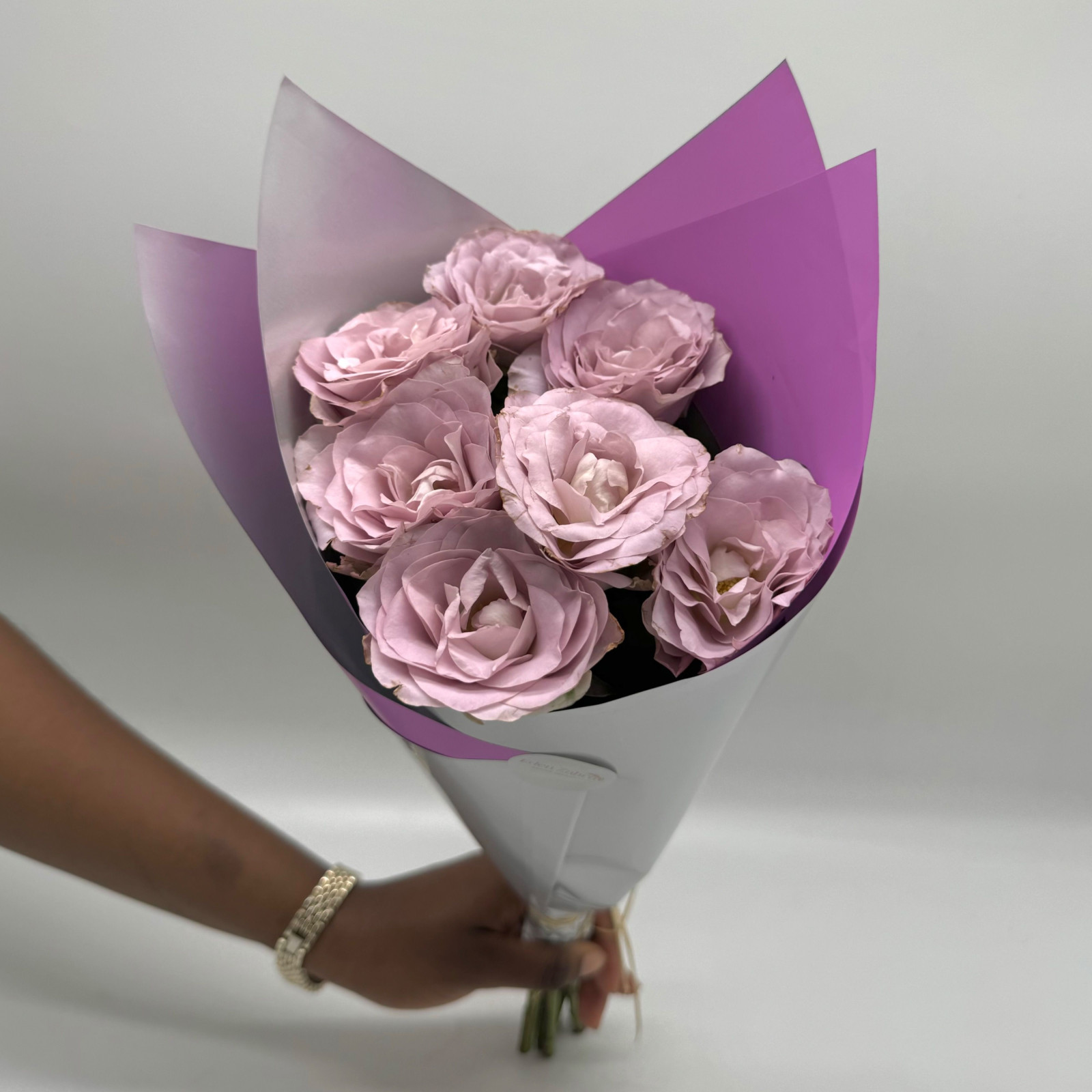 Bouquet De 7 Roses Lilas