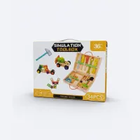 Boîte à Outils en Bois "Toolbox Series" 34 Pcs - Qualité