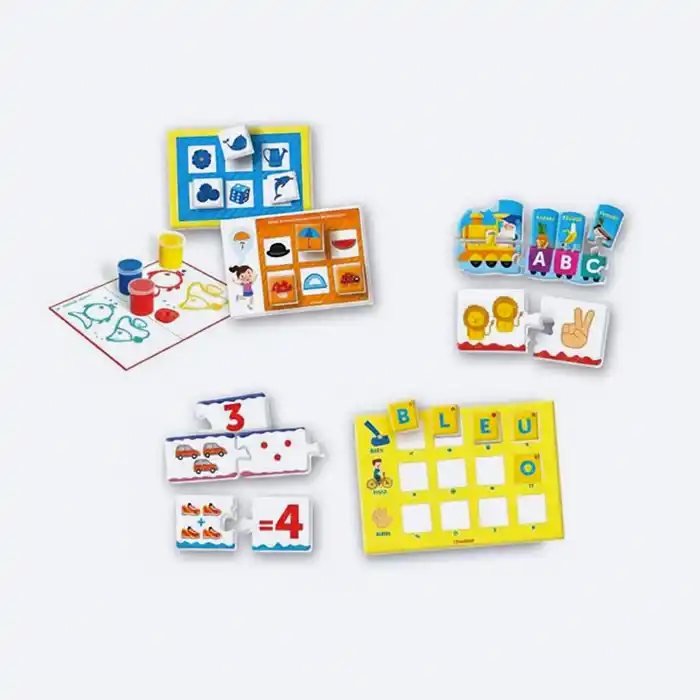 La Maternelle : Coffret 12 Jeux Éducatifs - 3-6 ans - Clementoni