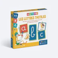 Les Lettres Tactiles - Apprentissage Alphabet - Clementoni Montessori