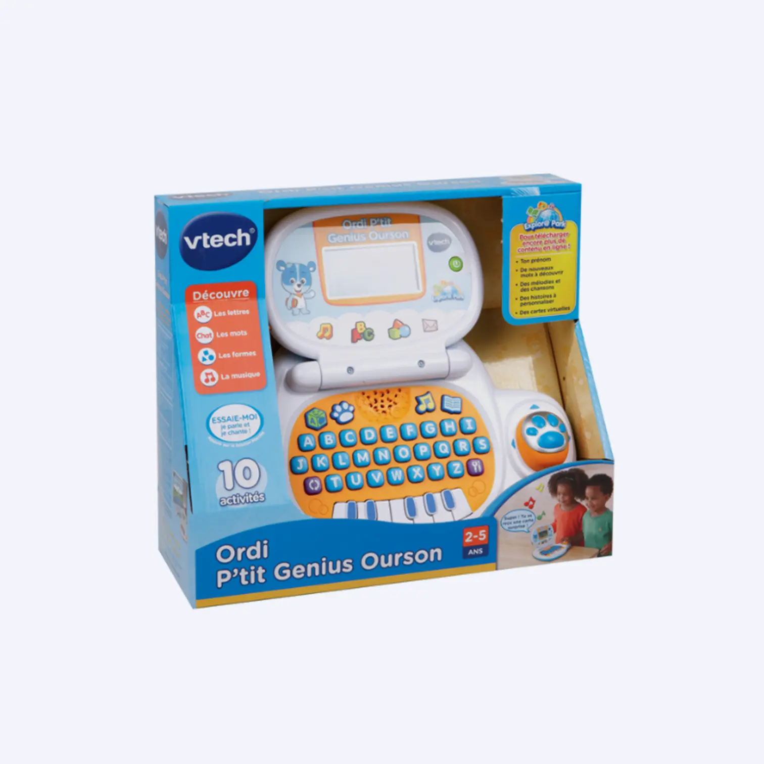 ORDINATEUR P’TIT GENIUS OURSON BLEU – VTECH