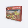 Circuit de train en bois 78 pi&egrave;ces - Jouet &eacute;ducatif naturel 3+