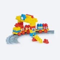 Set Train & Blocs de Construction 58 Pcs - Dolu