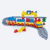 Set Train & Blocs de Construction 89 Pcs - Dolu