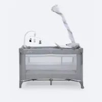 Lit Cododo Pliable 3-en-1 : Lit Parc Bébé, Couffin Cododo, Table à Langer & Moustiquaire