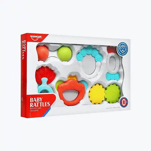 Hochets et Anneaux de Dentition BabyRattles – Jouet Éveil Bébé