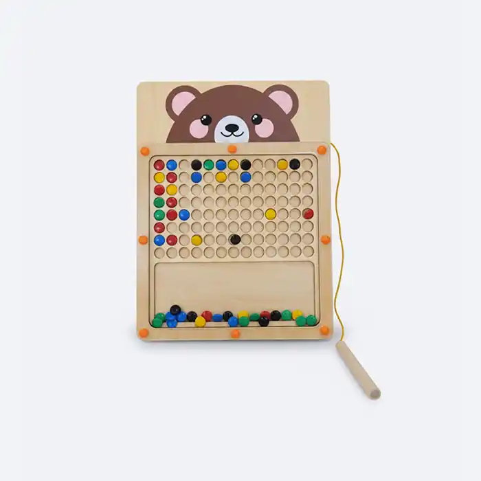 Tableau Magnétique en Bois Ours - Jouet Éducatif Qualité & Sécurité