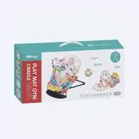 Tapis d'Éveil & Balancelle 2en1 Rose Bébé - Piano Musical 0m+