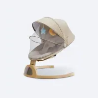 kidilo Chaise Balançoire Électrique Bébé 0-9 Mois Khaki