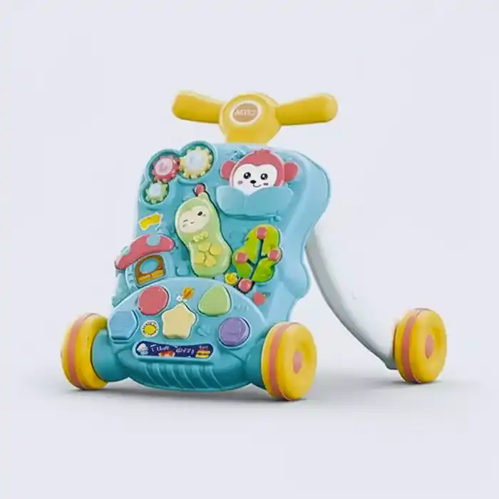 Trotteur Musical Évolutif 2-en-1 : Apprentissage et Éveil