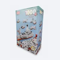 Grand Navire de Guerre 1000 Pcs – Éveil et Créativité Enfant