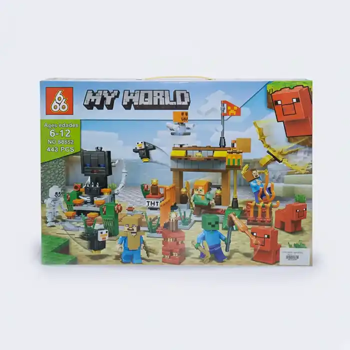 Jeu de Construction My World 443 pièces | Aventures Minecraft