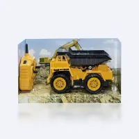 Camion Benne RC Engin de Chantier Télécommandé Enfant