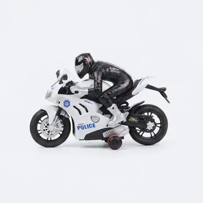 Moto Police R/C 1:20 Top-Model – Radiocommandée avec Lumières & Sons