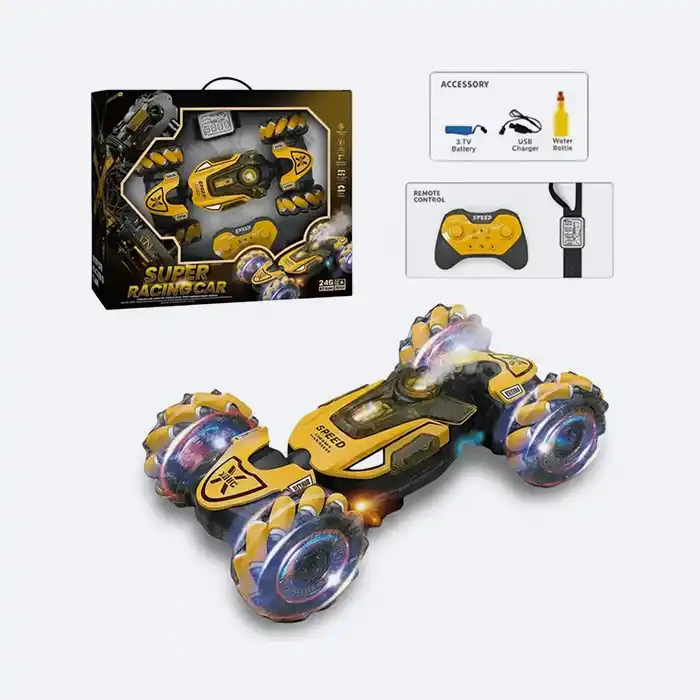 XUDATOYS Voiture Télécommandée Cascade Stunt Drift 2.4G