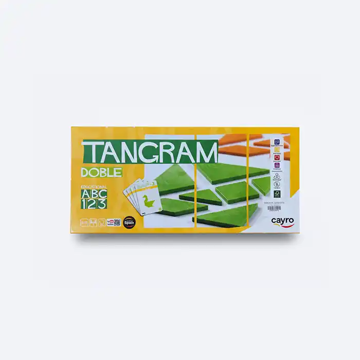 Cayro Double Tangram Jeu Éducatif Logique Enfants Qualité 5+