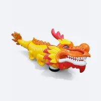 Dragon Dansant Électrique : Lumières, Musique et Rotation 360°