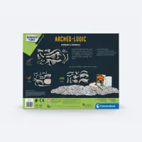 Archéo Ludic : Squelettes Dinosaures T-Rex & Tricératops - Clementoni