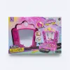 Coiffeuse Maquillage Enfant Rose Portable - Table de Beaut&eacute; & Bijoux