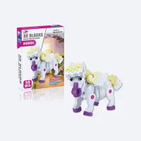 SEN YAN Blocs 3D Cheval Mousse EVA - 59 pièces (dès 3 ans)