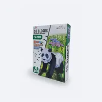 SEN YAN TOYS Blocs 3D Panda Mousse EVA - 70 pièces (dès 3 ans)
