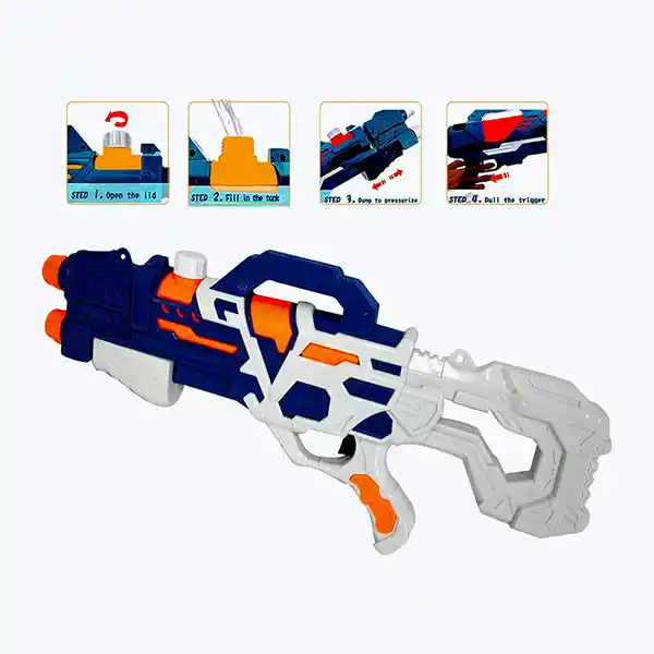 Pistolet à Eau Fast Fill – Blaster à Longue Portée pour Enfants et Adultes