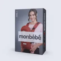 Porte-Bébé Monbébé Ergonomique Rouge Sécurité Confort 902