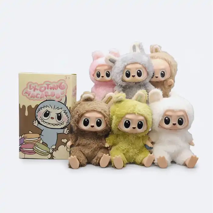 Peluche POP MART Labubu The Monsters Exciting Macaron (Coffret Mystère)