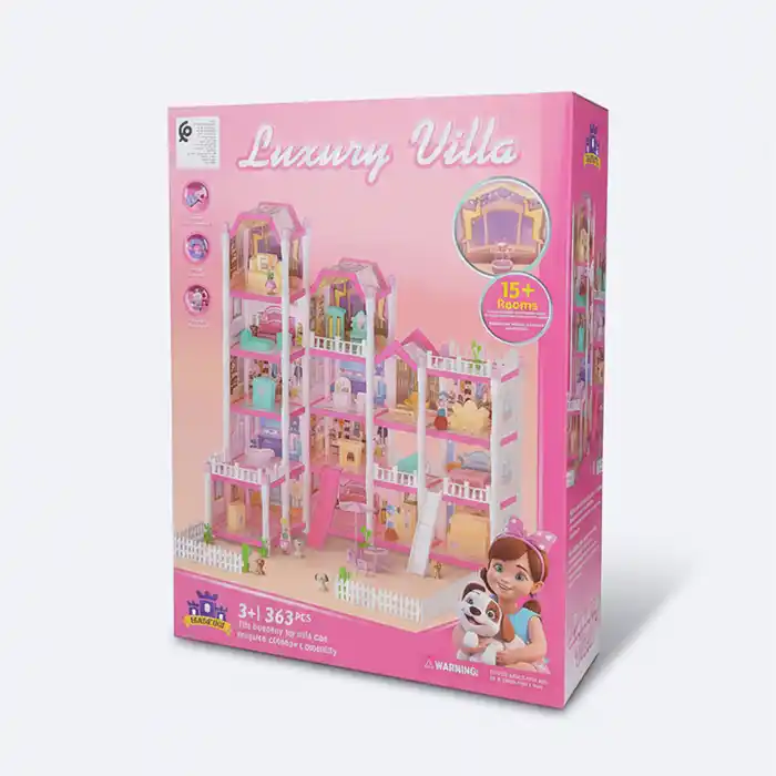 Maison de Poupée Luxury Villa – Éveil et Créativité Premium