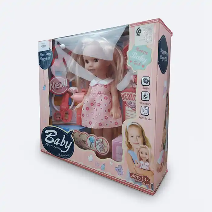 Poupée Bébé Infirmière Interactive "Happy Baby Girl" (3+)